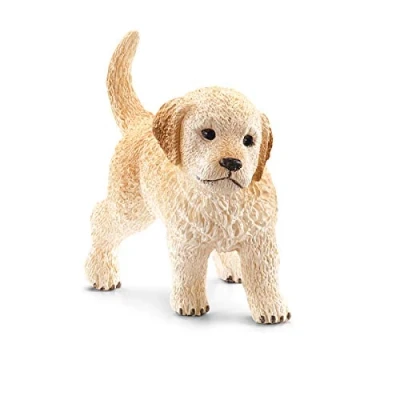 Image of SCHLEICH 16396 Golden Retriever puppy Farm World Toy Figurine for children aged 3 8 Years