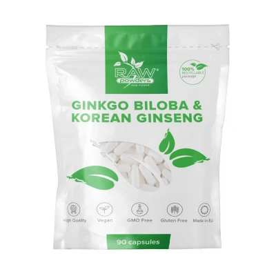 Image of Ginkgo Biloba 3000mg &amp; Korean Ginseng 1000mg Capsules