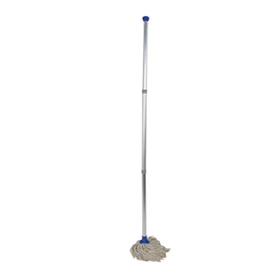 Image of Discounted Cleaning Supplies Mop Kit Professional Colour Coded Handle and 2 Heads (BLUE)