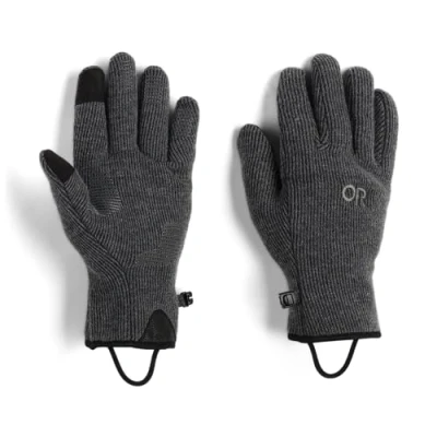 Image of Outdoor Research Mens Flurry Sensor Gloves Charcoal M