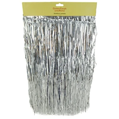 Image of Christmas Concepts® Shiny Lametta Tree Decorations (Silver)