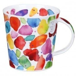 Image of Dunoon Blobs! Red Lomond Shape Mug
