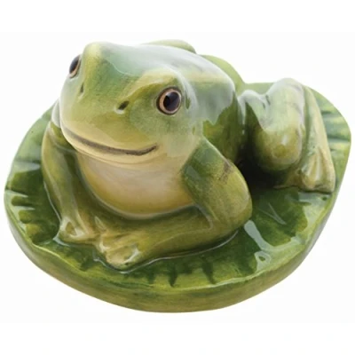 Image of New boxed John Beswick Frog ornament figure Lily JBFC3