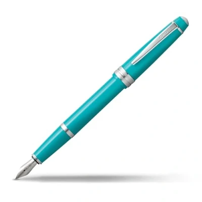 Image of CROSS Bailey Light Polished Teal Resin Fountain Pen INCL. Premium Gift Box Extra Fine Nib, Glossy