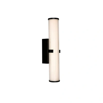 Image of Led Black Wall Light 18W. Ip44
