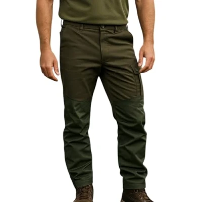 Image of Game Hawk Waterproof Country Trousers Hunting Fishing Shooting Walking Green