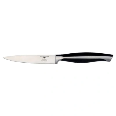 Image of Rockingham Forge Essentials 5500 Series Utility Knife with Black POM Handles, Stainless Steel Blade, 4.5,RF 5515
