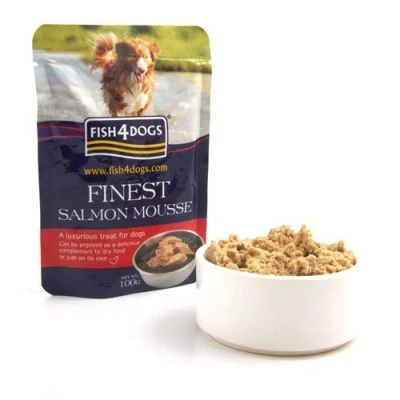 Image of Fish4Dogs Finest Mousse Salmon 6x 100g