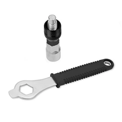 Image of QKURT Bike Bicycle Crank Removal Tool Extractor Puller Remover Set with 16mm Spanner WrenchBike