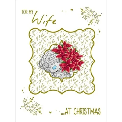 Image of Me to You Tatty Teddy Christmas Card (Large) Wife
