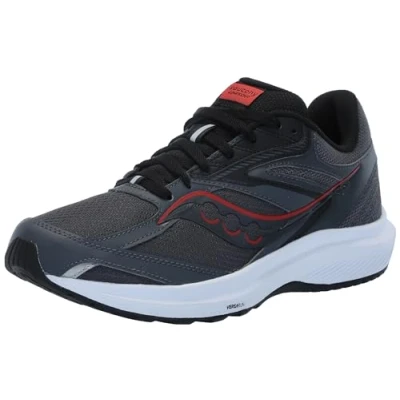 Image of Saucony Men&#039;s Cohesion 17 Sneaker, Shadow/Black, 9