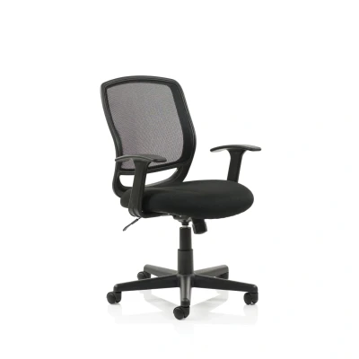 Image of Mave MVE01 Mesh Task Operator Chair with Arms Black