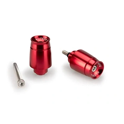 Image of Puig 21009R Bar Ends Sport Model for Honda Red