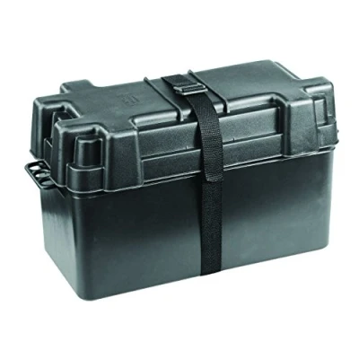 Image of NuovaRade Battery Boxup to 120Ah Internal Dimensions ,Black,15.2&quot; x 6.9&quot; 8.9&quot; Deck Hardware
