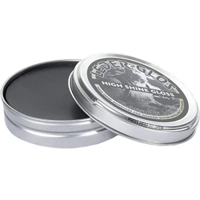 Image of Altberg Leder Glos High Shine Gloss Leather Polish For Boots, 80g Tin (Black)