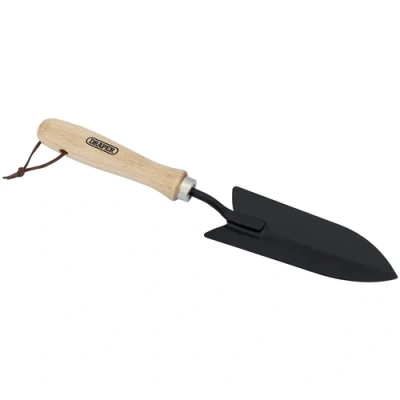 Image of Draper Carbon Steel Transplanting Trowel with Hardwood Handle