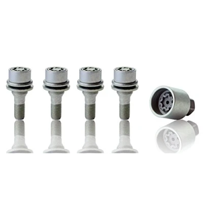 Image of Fits Peugeot 3008 Models 2009 To 2024 Heyner Germany Stil Block PRO Locking Wheel Nuts M12x1.25 Set 4 Locks Thatcham Quality Assured Bolts 766/5