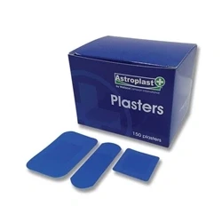 Image of Wallace Cameron Blue Detectable Plasters (150 Pack) 1214050