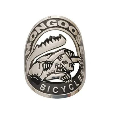 Image of Gepinke Bike Badge Soft Aluminum Alloy Decals Stickers for MTB BMX Folding Bicycle Front Frame Cycling Accessories Emblem Tube DIY (Mongoo se.)