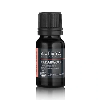 Image of Alteya Organic Cedarwood Oil (Cedrus Deodara) 10 ml 100% USDA Certified Therapeutic Grade Pure Natural Essential for Aromatherapy Effective Insects Repellent