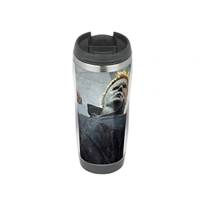Image of mugmart Michael Myers Halloween Travel Mug, Thermal Insulated Cup for Hot and Cold Beverages Drinks