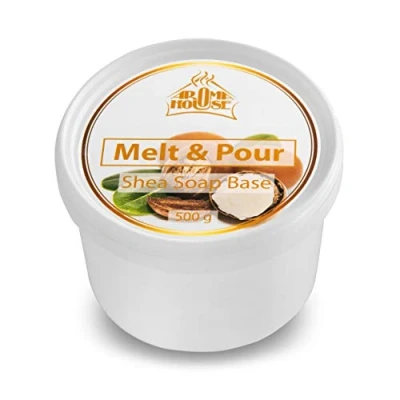 Image of Shea Soap Base Melt and Pour 500g for Making with Suitable All Skin Types Ultra Moisturizing Raw Handmade Nice Gift