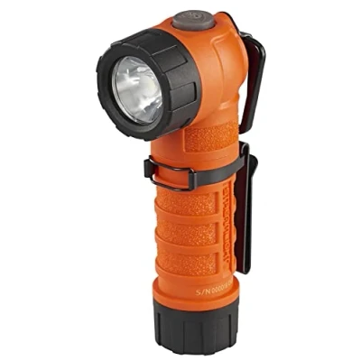 Image of Streamlight 88834 PolyTac 90 LED Right Angle Polymer Flashlight, Orange 170 Lumens