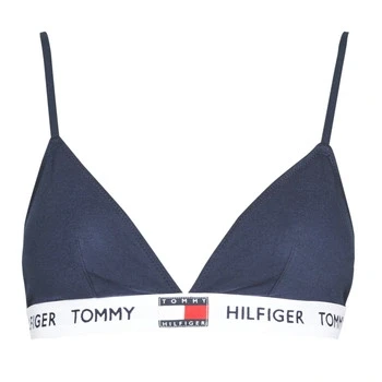 Image of Tommy Hilfiger Women Triangle Cup Bra Stretch, Blue (Navy Blazer), XL