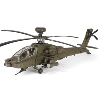 Image of Forces Of Valor FOV 821008A 1:72 US Army Boeing AH 64 Longbow Apache Stand, Diorama Building, Military Plane Model