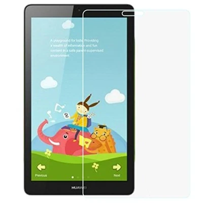 Image of MediaPad T3 8.0 inch Tempered Glass Full Coverage 9H Hardness Screen Protector Huawei with Anti fingerprint Bubble Free Crystal Clear