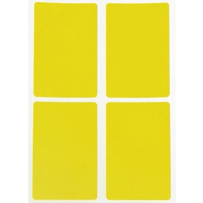 Image of Yellow Color Stickers Writable Surface 7.5 cm x 5 Rectangle Inventory Labels (75 mm 50 mm) 200 Pack by Royal Green