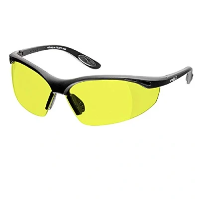 Image of voltX &#039;Constructor&#039; Safety READERS Full lens Reading Glasses UKCA &amp; CE EN166f certified (+2.0 Dioptre, Yellow) Wraparound Style Anti fog coated UV400