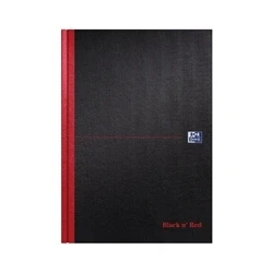Image of Black n Red Book Casebound 90gsm Single Cash 192 Pages A4 Ref M66176 [Pack of 5]