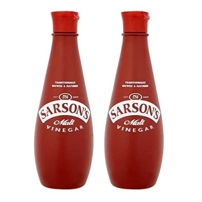 Image of (Pack of 2) Sarson&#039;s Malt Vinegar (Plastic Bottle) 300ml