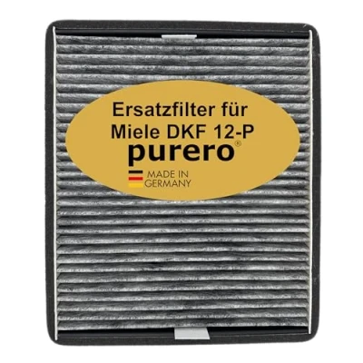 Image of purero Activated Carbon Filter for Miele DKF 12 P, 6228731, Optimal Odour Separation Made in Germany
