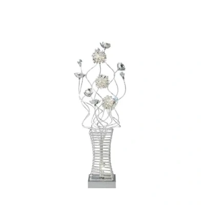 Image of (DH) Majella Table Lamp 4 Light G4 Polished Chrome/Silver/Crystal, NOT LED/CFL Compatible