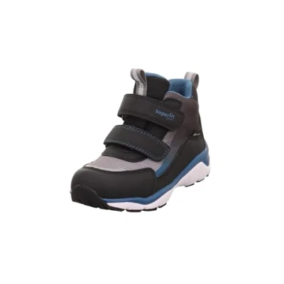 Image of Superfit Hightop trainers for kids, Size: 9.5K, Schwarz/blau Textile/synthetics