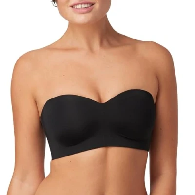 Image of Maidenform Women&#039;s Tailored Strapless Wire Free Bra, Black, M