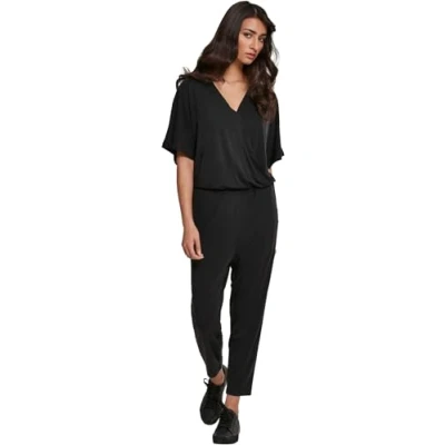 Image of Urban Classics Curvy Jumpsuit, Women&#039;s, Size: XXL, Black