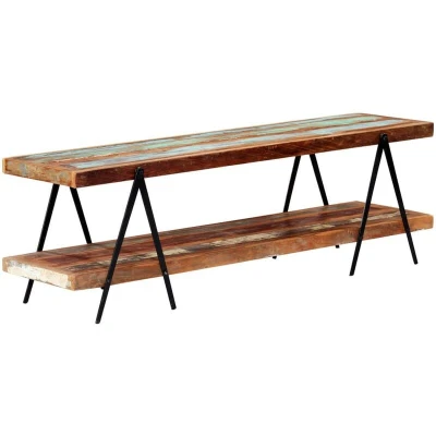 Image of vidaXL TV Cabinet 160x40x50 cm Solid Reclaimed Wood