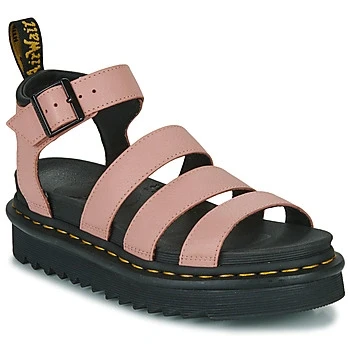 Image of Dr. Martens BLAIRE PEACH BEIGE PISA women&#039;s Sandals in Pink