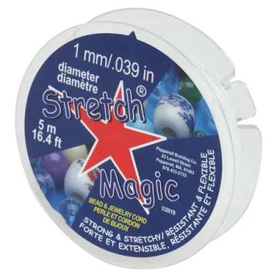 Image of Stretch Magic 5m Spool of Clear 1mm Cord, 1