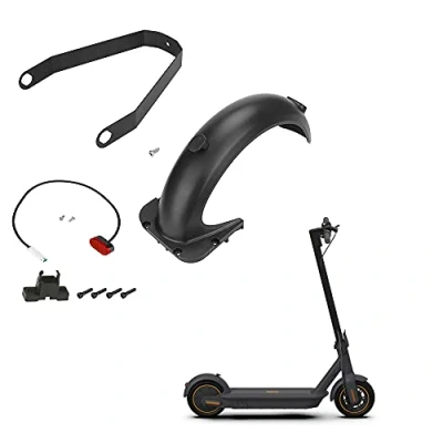 Image of Fututech Rear Mudguard Kit with Light and Bracket for Segway Ninebot Max G30/G30D, Replacement Parts, Scooter Accessory, Electric Combo1