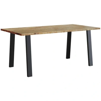 Image of vidaXL Dining Table 150x90x75 cm Solid Wood Acacia