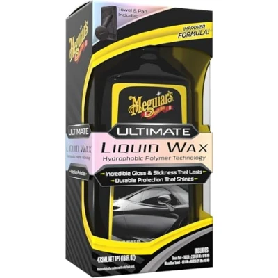 Image of Meguiar&#039;s G210516EU Ultimate Liquid Wax 473ml, Incredible Gloss &amp; Slickness That Lasts