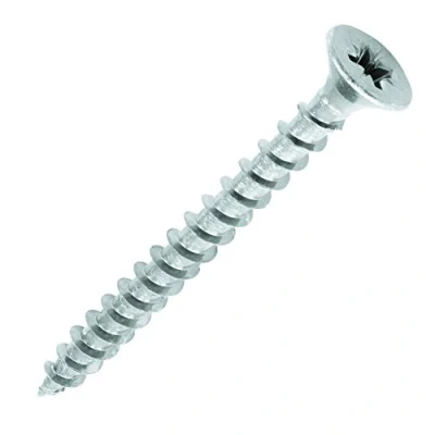 Image of TIMCO Solo Chipboard &amp; Woodscrews PZ Double Countersunk 5.0 x 50 Zinc Box of 200