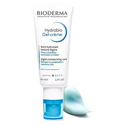 Image of Bioderma Hydrabio Gel Cream Moisturiser for Dry Skin with Niacinamide 40ml