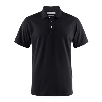Image of James Harvest Men&#039;s Sunset Regular Polo Shirt, Black, S