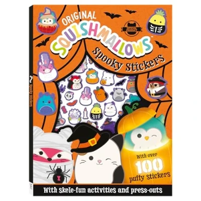 Image of Bookoli Official Original Squishmallows Spooky Stickers Activity Book Halloween Sticker for Kids Children&#039;s Gifts Trick or Treat Alternatives Colouring
