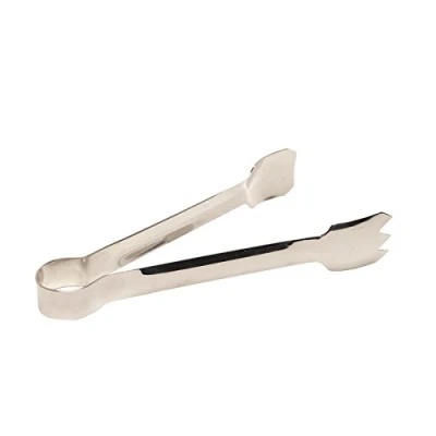 Image of Genware NEV 6724 Serving Tongs, Stainless Steel, 8&quot;, 210 mm